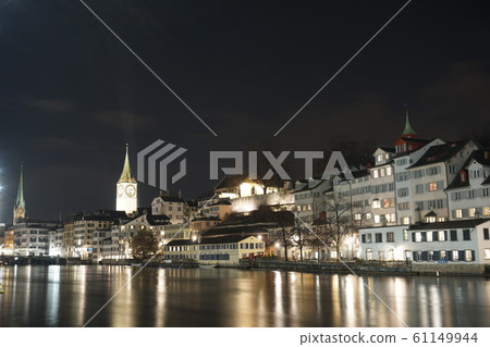 蘇黎世的夜景 61149944