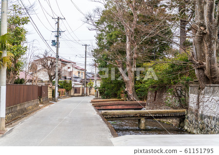 Scenery of the castle town Sawabata River Shiraishi City, Miyagi Prefecture 61151795