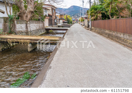 Scenery of the castle town Sawabata River Shiraishi City, Miyagi Prefecture 61151798