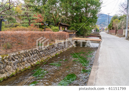 Scenery of the castle town Sawabata River Shiraishi City, Miyagi Prefecture 61151799