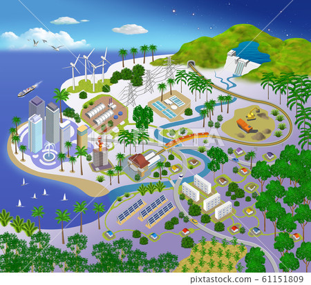 Cityscape illustration 5-2 Cityscape illustration 5-2 61151809