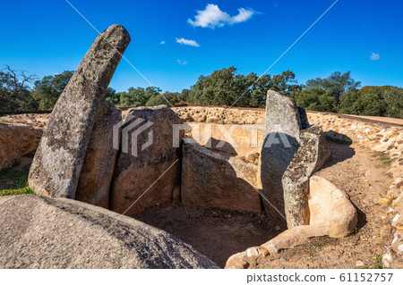 Dolmen of Lacara, funeral chamber near La Nava de 61152757