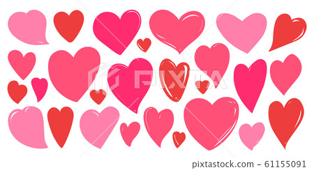 Heart love romantic valentine day pink vector icon - Stock Illustration ...