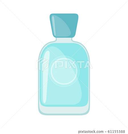 Perfume bottle icon in flat style isolated on... - Stock Illustration ...