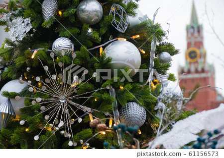 Christmas tree at the Kremlin in Moscow Christmas tree at the Kremlin in Moscow 61156573