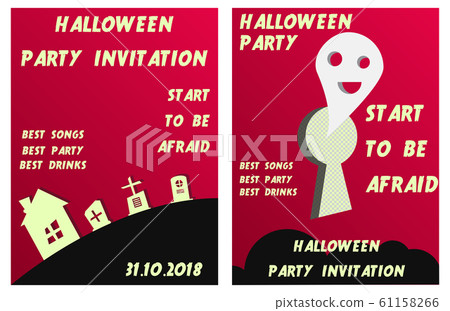 Set of Halloween Concepts. Vector Illustration. Pumpkin and Spider Web, Witch Hat and Cauldron, Skull and Bones, Night Party. Trick or Treat. Set of Halloween Concepts. Vector Illustration. Pumpkin and Spider Web, Witch Hat and Cauldron, Skull and Bones, Night Party. Trick or Treat. 61158266