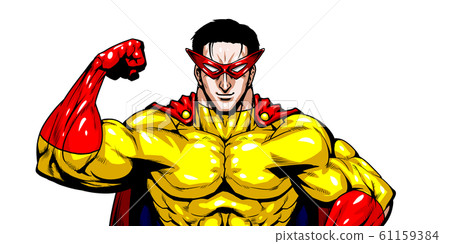 Hero, hero, superman, superman, dramatic image, cartoon, muscle, bodybuilding, macho, pose, front, white background, Hero, hero, superman, superman, dramatic image, cartoon, muscle, bodybuilding, macho, pose, front, white background, 61159384