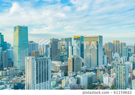 Skyscrapers in big city 61159682