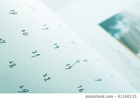 Calendar and pin Calendar and pin 61160115