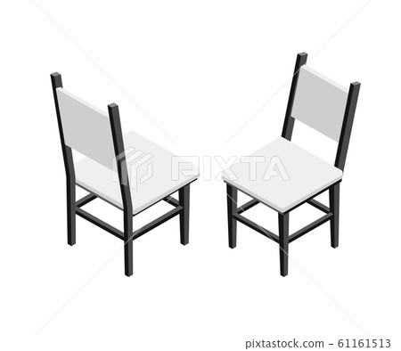 Comfortable chairs isometric vector illustration 61161513