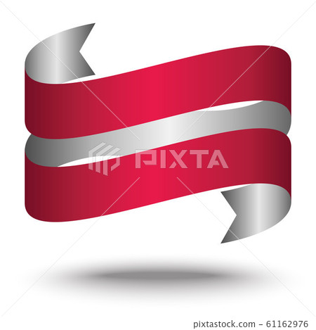 Red ribbon for celebration christmas and birthday Red ribbon for celebration christmas and birthday 61162976