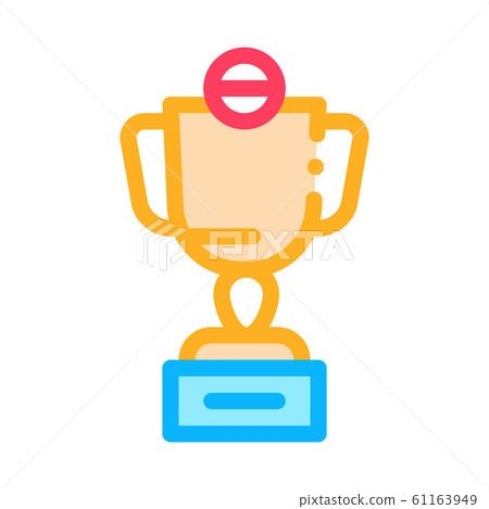 Champion Cup Icon Vector Outline Illustration Champion Cup Icon Vector Outline Illustration 61163949