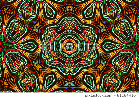 Bright abstract colorful luminous pattern - Stock Illustration ...