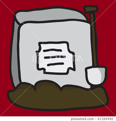 Tombstone made from stone and looking very old, vector 61164492