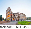 The Colosseum or Flavian Amphitheatre in Rome 61164562