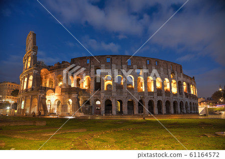 The Colosseum or Flavian Amphitheatre in Rome, The Colosseum or Flavian Amphitheatre in Rome, 61164572