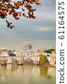 Rome overview with the Papal Basilica of St. Peter 61164575