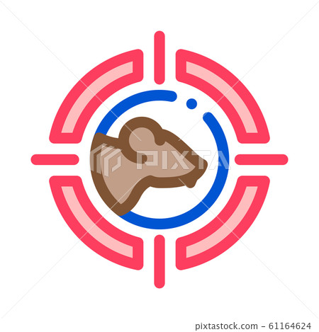 Mouse Target Icon Vector Outline Illustration Mouse Target Icon Vector Outline Illustration 61164624