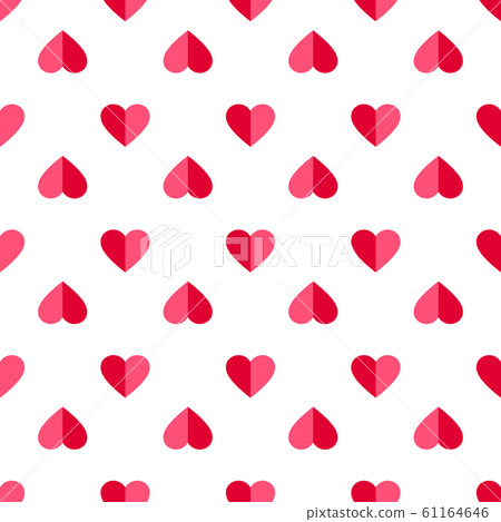 heart seamless pattern love valentine day romantic - Stock Illustration ...