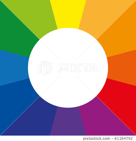 Color wheel or color circle with twelve colors Color wheel or color circle with twelve colors 61164792