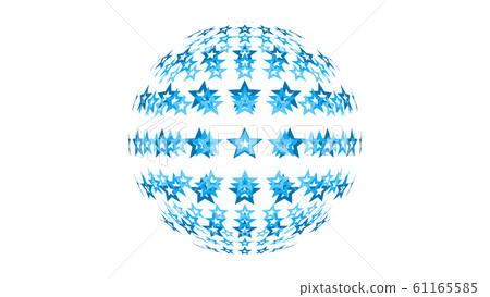 CG sphere: background image of many stars CG sphere: background image of many stars 61165585