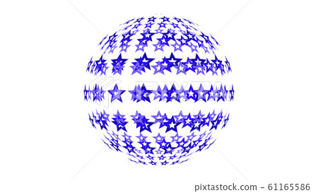 CG sphere: background image of many stars CG sphere: background image of many stars 61165586