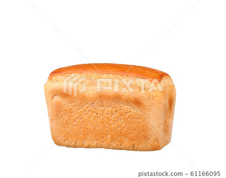 White bread loaf isolated on white background White bread loaf isolated on white background 61166095