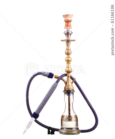 Hookah isolated on a white background. Water pipe, Hookah isolated on a white background. Water pipe, 61166186