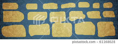 Gold banner material 61168028
