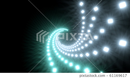Golden and silver Glow light effect. Star burst with sparkles. Illustration overlay isolated on black background for your design 61169617