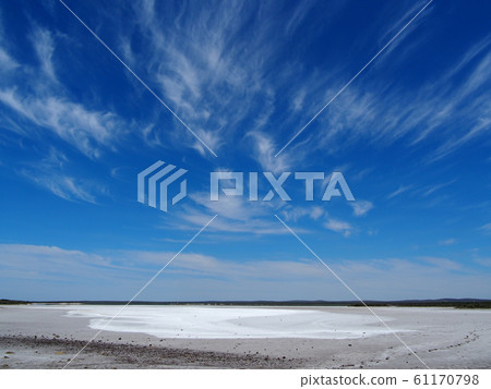 Salt Lake in La Pampa 61170798