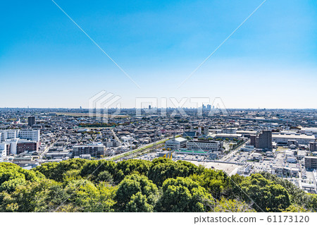 Looking southeast from Komakiyama 61173120