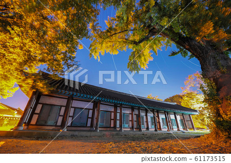 全州韓屋村全州香京書房夜景 全州韓屋村全州香京書房夜景 61173515