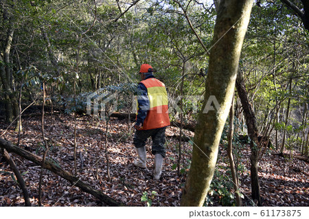 Men walking in the mountains (Hunting license holders) Men walking in the mountains (Hunting license holders) 61173875