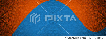 Blue and red background 61174847