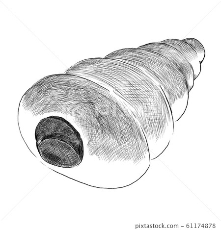 Chocolate corone of line drawing Chocolate corone of line drawing 61174878