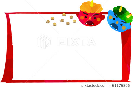 Frame_Frame_Setsubun_Demon_Ehomaki_Fukuzume_Evil_Easy_Sho_Roasted_Bean_Illustration 61176806