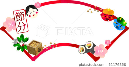 Frame_Frame_Setsubun_Demon_Ehomaki_Fukuzume_Evil_Cook_Sardine Hiiragi_Mask_Set_Sho_Roasted Bean_Illustration 61176868