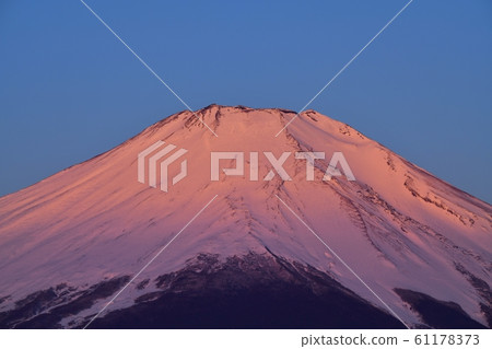 Mount Fuji from the shore of Yamanaka Mount Fuji from the shore of Yamanaka 61178373