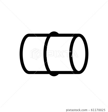 welding pipes icon vector. Isolated contour symbol illustration 61178825