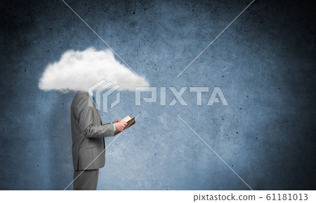 Cloud headed businessman Cloud headed businessman 61181013