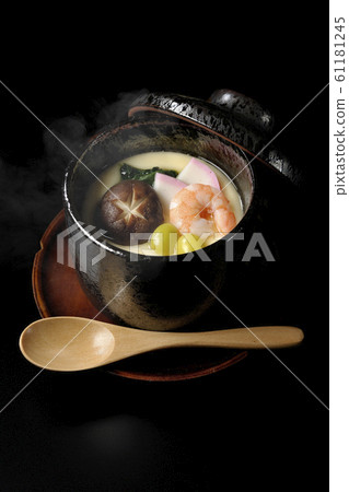 Savory egg custard  61181245