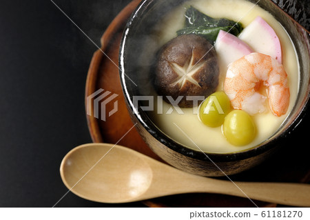 Savory egg custard  61181270