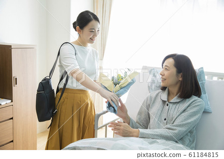 Mother and daughter  61184815