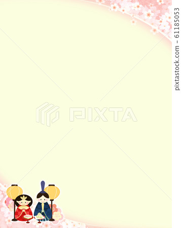 背景日文日文日式雛ina雛 插圖素材 圖庫