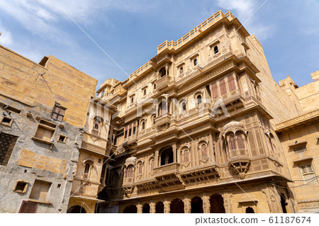 Patwon Ki Haveli in Jaisalmer, India Patwon Ki Haveli in Jaisalmer, India 61187674