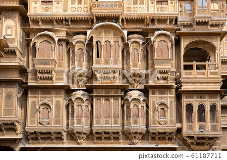 Patwon Ki Haveli in Jaisalmer, India Patwon Ki Haveli in Jaisalmer, India 61187711