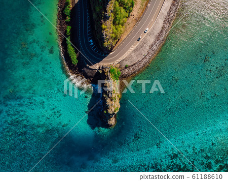 Maconde Aerial View. Cape in Mauritius Island 61188610