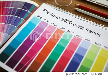 Calendar month selection trend colour concept 61188836