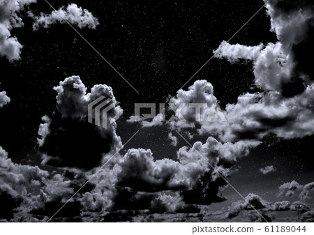 Night cloudy sky Night cloudy sky 61189044